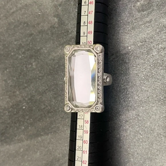 Lia Sophia Acropolis Silver Statement Ring - Picture 9 of 9